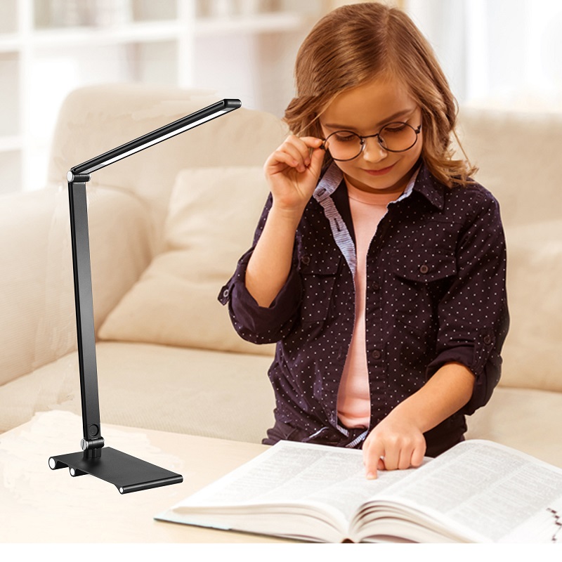 129ts Desk Lampp for Study Dimmable led table Lampp, Touch Dimmer, Color Change Base Night